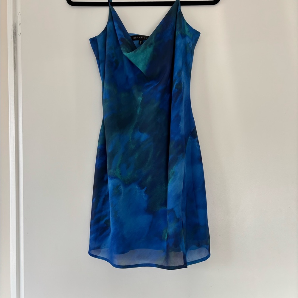 Dynamite Vibrant Blue Mini Dress